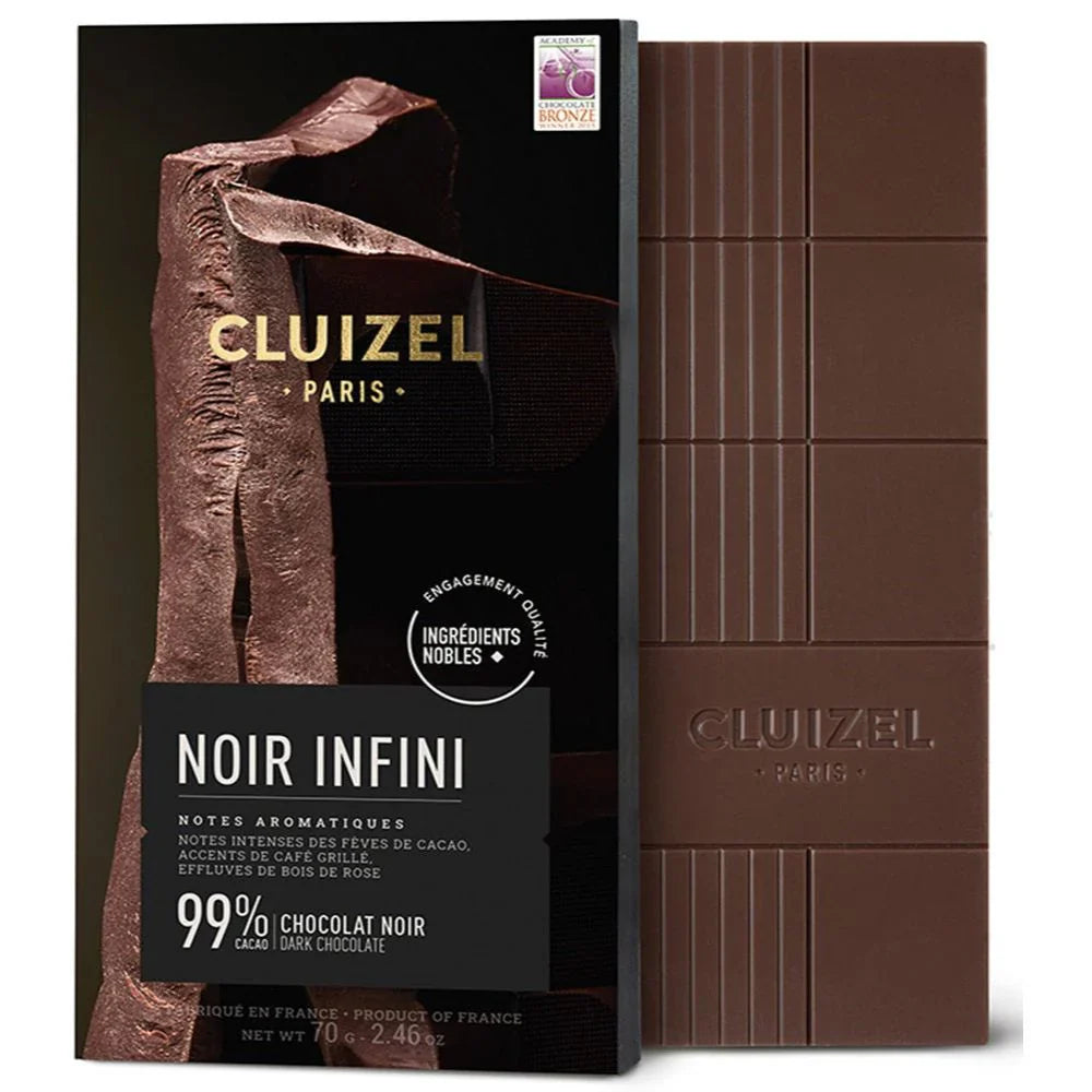 Michel Cluizel Noir Infini 99% Dark Chocolate Bar - 70g